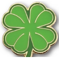 Stock Four Leaf Clover Stock Pin